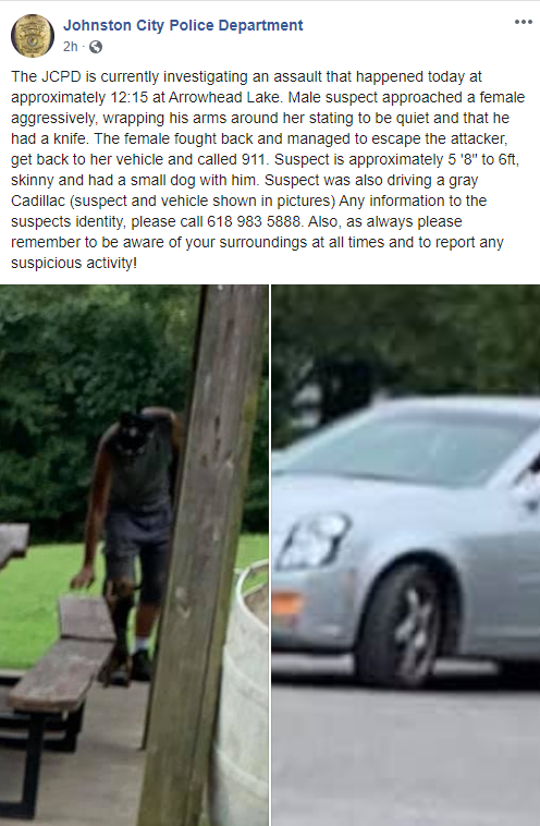 Johnston-City-police-post